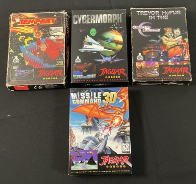 Lot 388 - ATARI JAGUAR - A group of boxed Atari Jaguar...