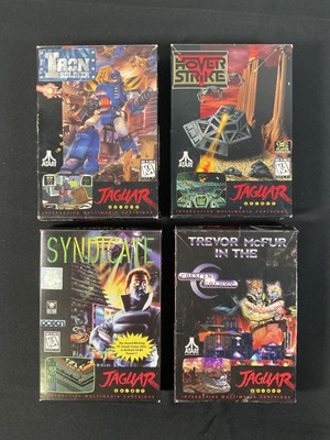 Lot 387 - ATARI JAGUAR - A group of boxed Atari Jaguar...