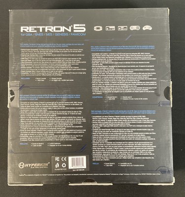 Lot 521 - RETRON 5 HYPERLINK emulator console for GBA,...