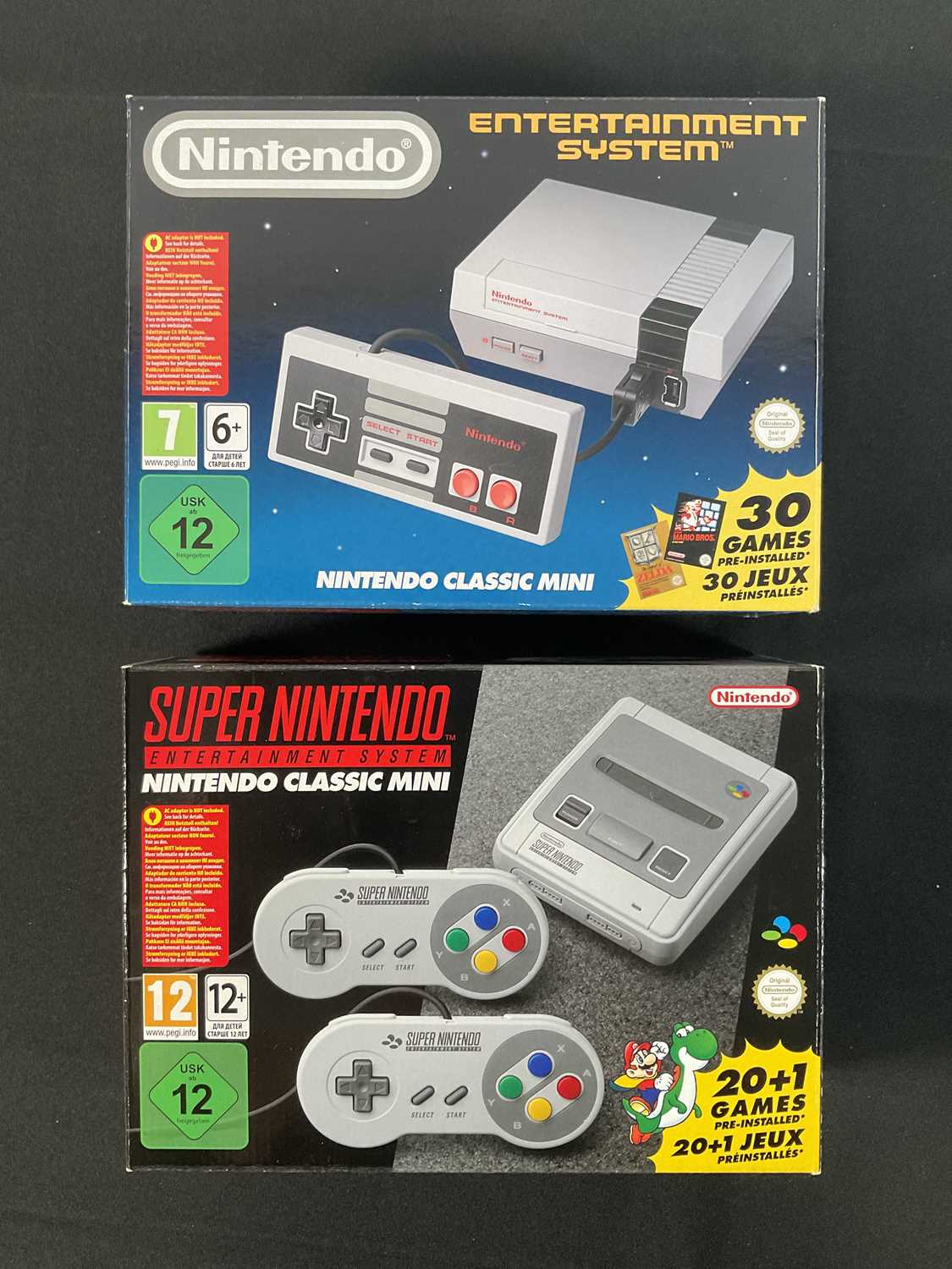 Lot 420 NINTENDO A pair of emulator consoles