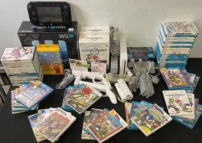 Lot 500 - NINTENDO WII - A Nintendo Wii bundle to...