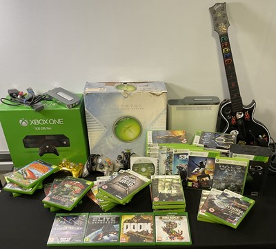 Lot 599 - X-Box - An X-Box Bundle comprising of boxed...