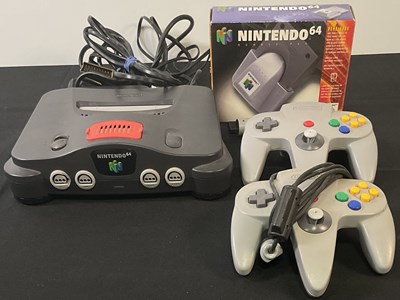 Lot 449 - NINTENDO 64 (N64) - An unboxed Nintendo 64...