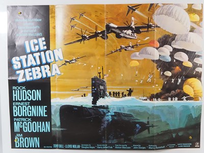 Lot 38 - ICE STATION ZEBRA (1968) UK Quad film poster...
