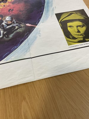 Lot 229 - MOON ZERO TWO (1969) UK Quad film poster, Tom...