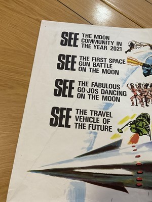 Lot 229 - MOON ZERO TWO (1969) UK Quad film poster, Tom...