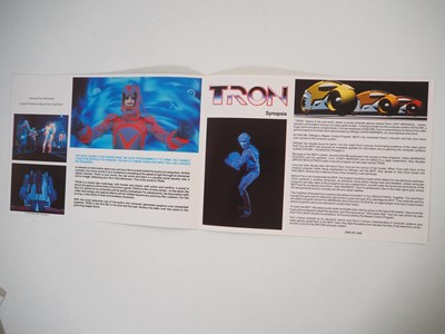 Lot 237 - TRON (1982) Synopsis production notes and 11...