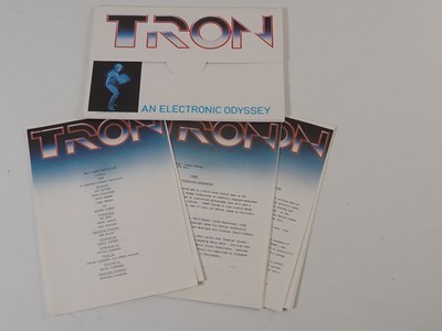 Lot 237 - TRON (1982) Synopsis production notes and 11...