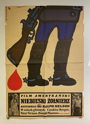 Lot 145 - SOLDIER BLUE (1972) Polish One sheet film...