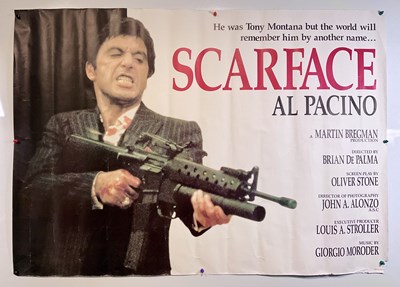 Lot 44 - SCARFACE (1983) Italian two foglio commercial...