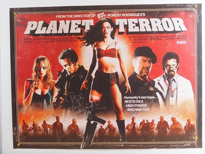 Lot 270 - PLANET TERROR (2007) UK Quad film poster -...