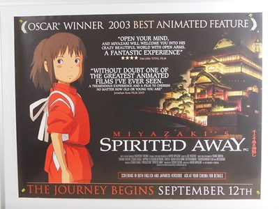 Lot 105 - SPIRITED AWAY (2001) UK Quad film poster, 2003...