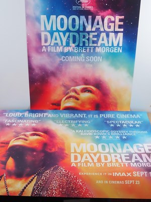 Lot 199 - MOONAGE DAYDREAM (2022) UK Quad and one sheet...