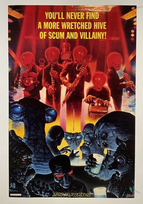 Lot 244 - STAR WARS Mos Eisley Cantina Scene Poster...