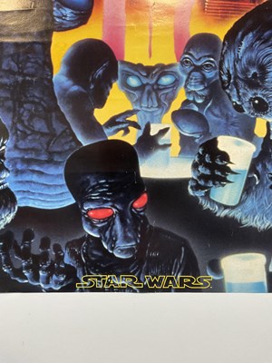 Lot 244 - STAR WARS Mos Eisley Cantina Scene Poster...