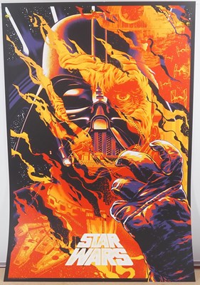 Lot 243 - STAR WARS (2019) Anthony Petrie art print,...