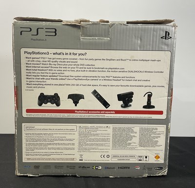 Lot 575 - SONY PLAYSTATION - A BOXED PLAYSTATION 3 250GB,...