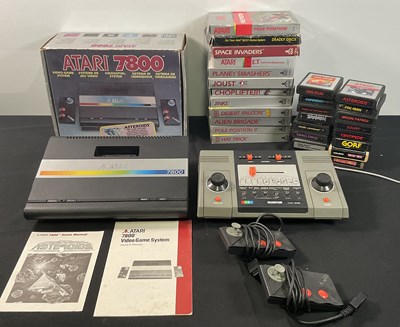 Lot 381 - ATARI - A boxed ATARI 7800 console with 2...