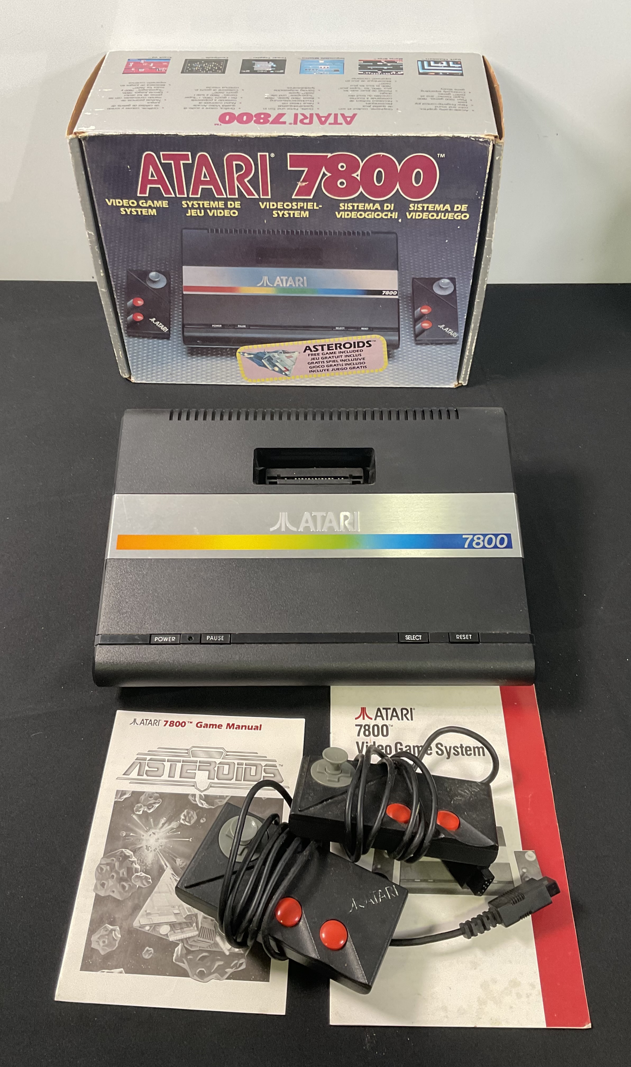 Lot 381 - ATARI - A boxed ATARI 7800 console with 2