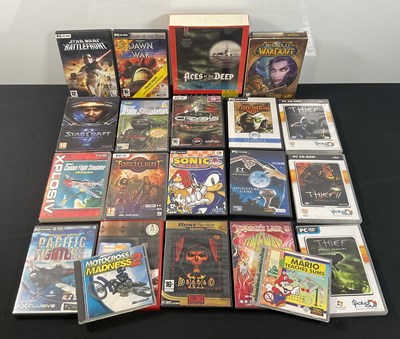 Lot 503 - PC GAMING - A group of boxed PC games...