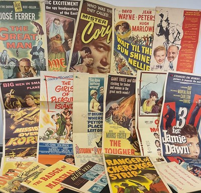 Lot 224 - A quantity of vintage US insert movie posters...