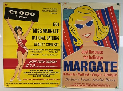 Lot 56 - A pair of advertising posters for MARGATE...