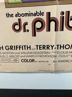 Lot 276 - THE ABOMINABLE DR PHIBES (1971) US one sheet...