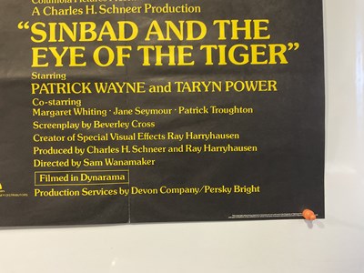 Lot 45 - SINBAD AND THE EYE OF THE TIGER (1977) UK Quad...