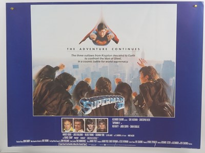 Lot 159 - SUPERMAN - A group of three UK Quad film...