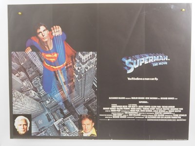 Lot 159 - SUPERMAN - A group of three UK Quad film...