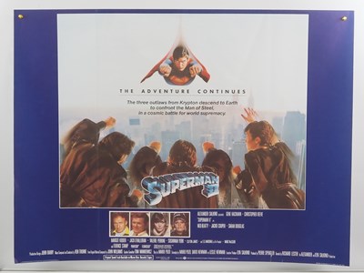 Lot 159 - SUPERMAN - A group of three UK Quad film...