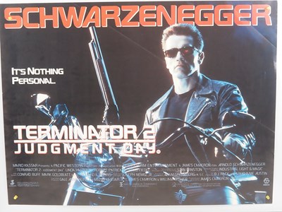 Lot 233 - TERMINATOR 2 (1991) A Double Sided UK Quad...