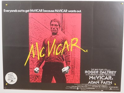 Lot 80 - THE WHO 'MCVICAR' (1980) UK Quad film poster -...