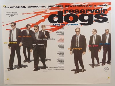 Lot 75 - RESERVOIR DOGS (1992) - UK Quad film poster...
