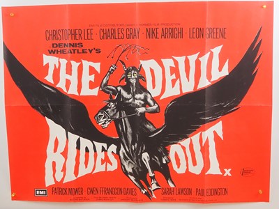 Lot 277 - THE DEVIL RIDES OUT (1968) - later 1970s...