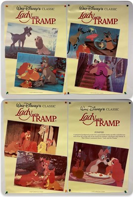 Lot 122 - LADY AND THE TRAMP (1955) A group of four...