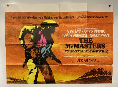 Lot 28 - A group of action movie UK Quad film posters...