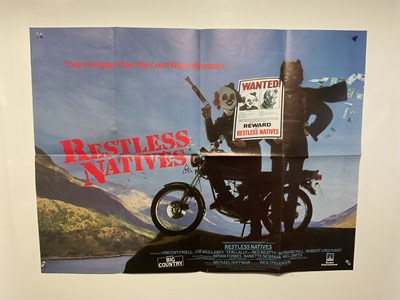 Lot 20 - RESTLESS NATIVES (1985) - A UK Quad film...
