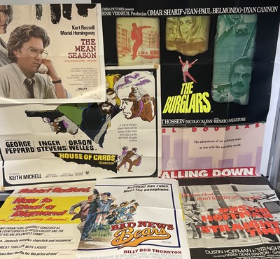 Lot 61 - A group of UK Quad crime film posters...