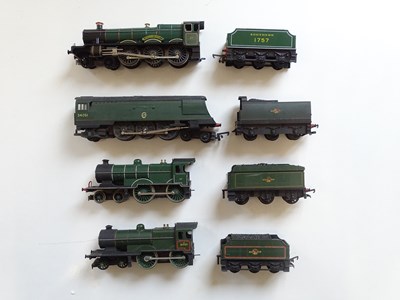 Lot 204 - A group of unboxed steam locomotives by...