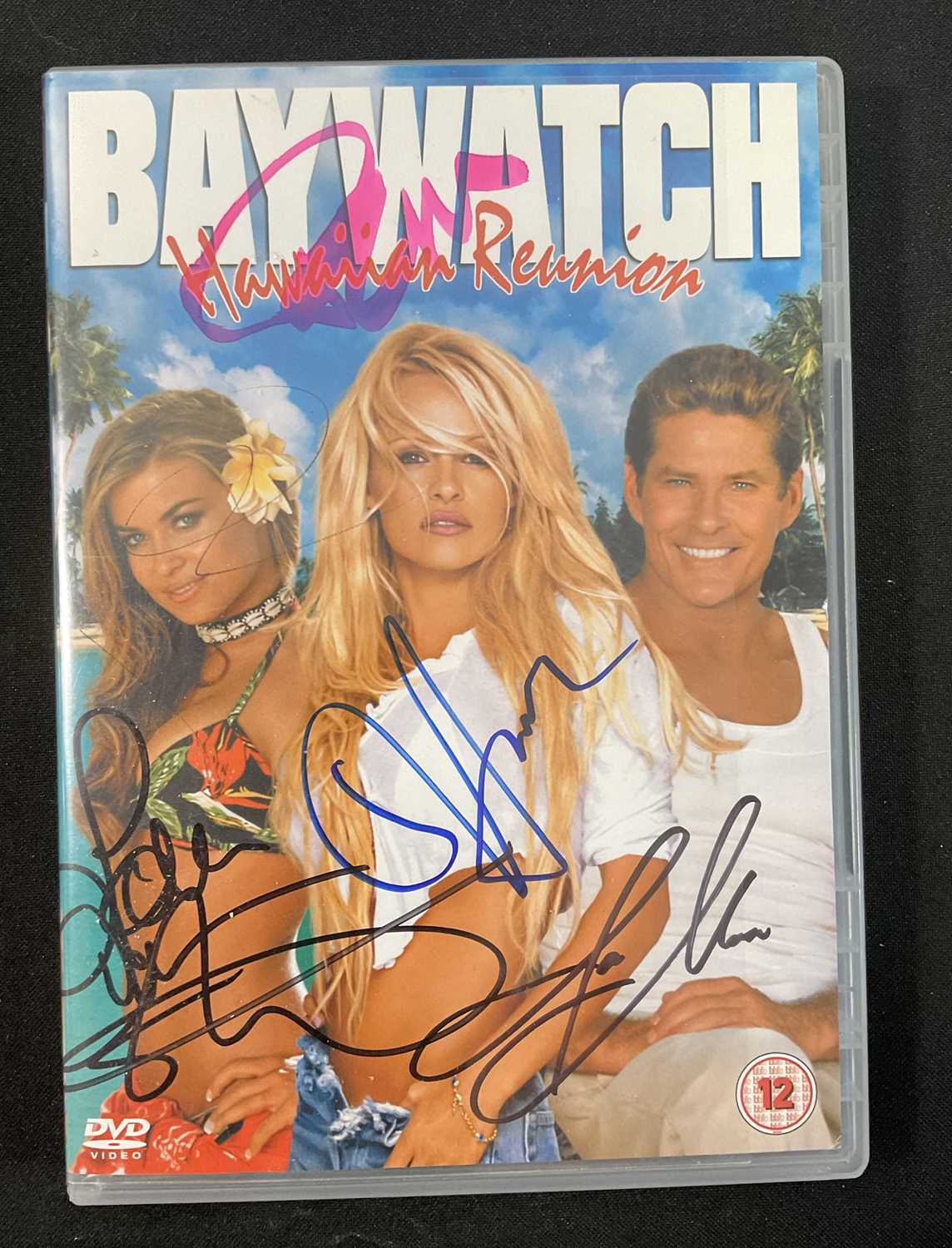 Lot 352 - BAYWATCH HAWAIIAN REUNION signed DVD case,...