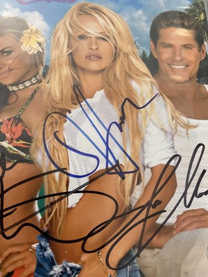 Lot 352 - BAYWATCH HAWAIIAN REUNION signed DVD case,...