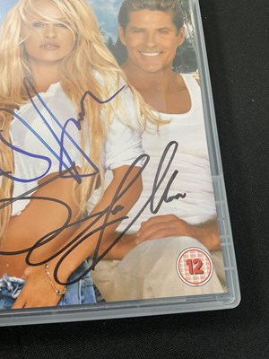 Lot 352 - BAYWATCH HAWAIIAN REUNION signed DVD case,...
