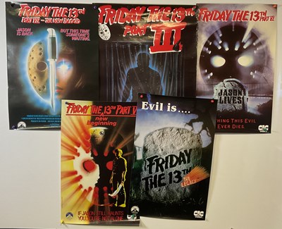 Lot 275 - A group of Horror video posters comprising...