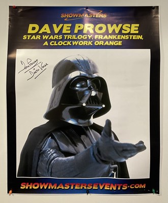 Lot 523 - STAR WARS - A DAVE PROWSE autographed vinyl...