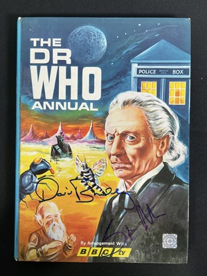 Lot 78 - A DR. WHO annual signed by actor DAVID BRADLEY,...