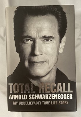 Lot 143 - 'Total recall - Arnold Schwarzenegger - My...