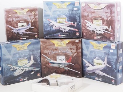 Lot 7 - A group of 1:144 scale diecast aircraft by...