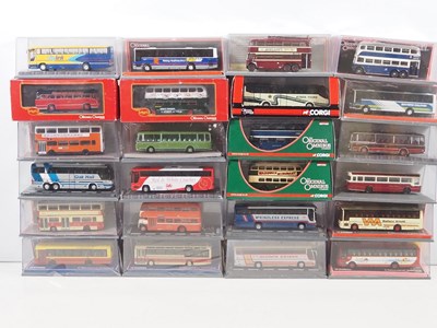 Lot 15 - A quantity of 1:76 scale diecast buses and...