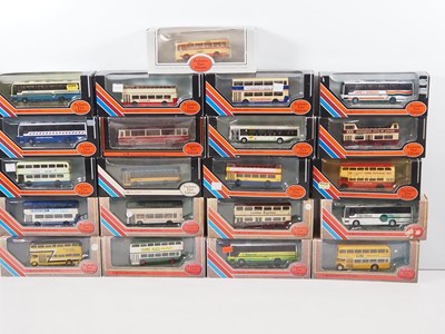 Lot 55 - A quantity of 1:76 scale diecast buses and...